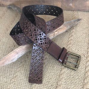 Brown Leather Belt Size Medium/Large
